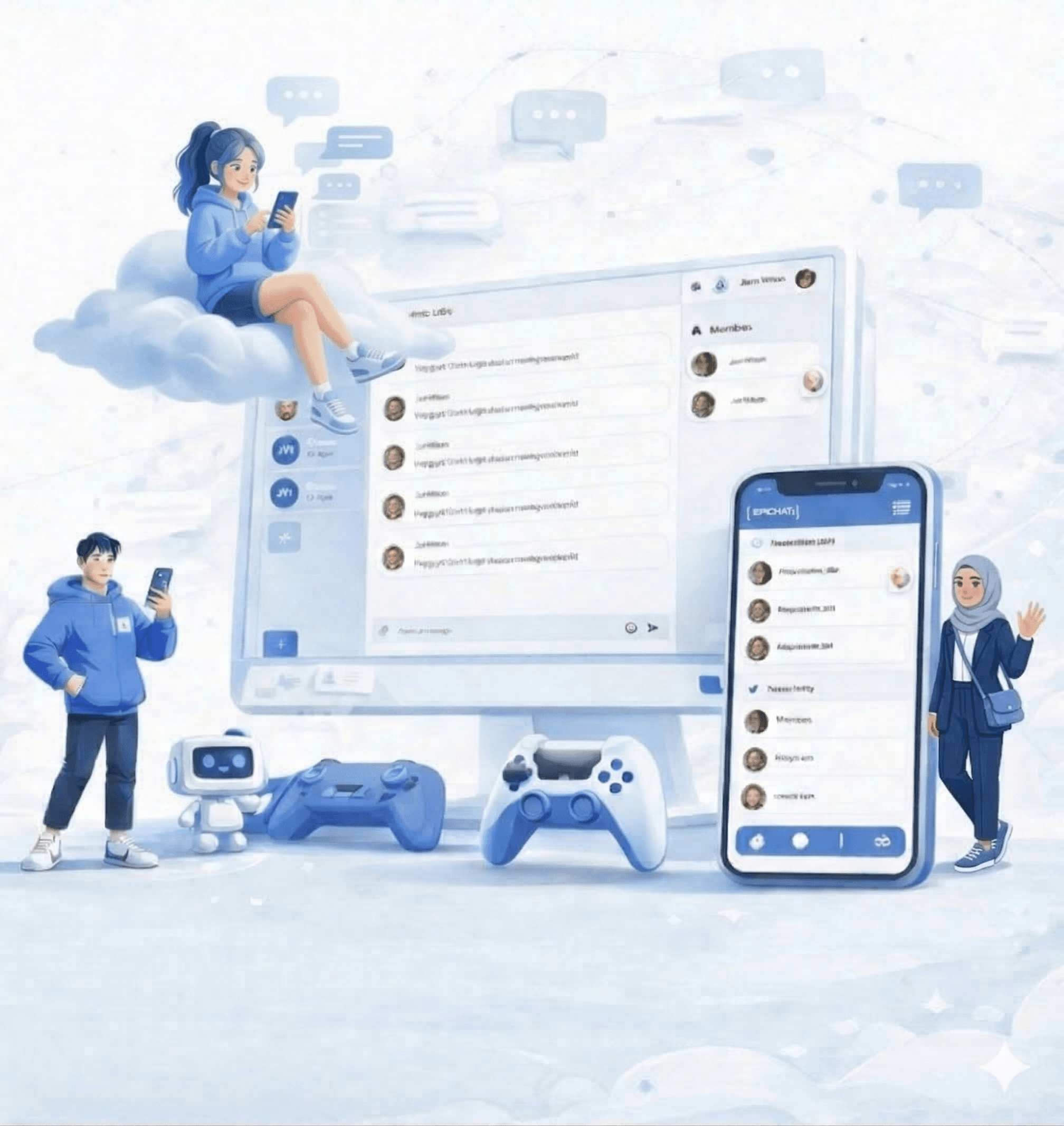 Illustration de connexion